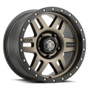 PRADO 120/150 (17X9) 5x MATT BLACK ASSAULT WHEELS (6/139)