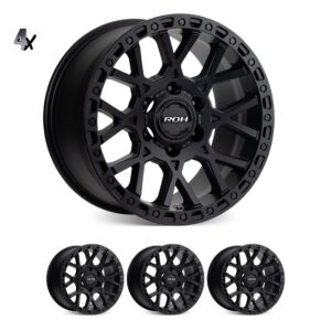 RAM 1500 (17X9) 4x MATT BLACK ASSAULT WHEELS (6/139) +12 OFFSET
