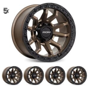 LC71/LC76/LC78/LC79 (16X8) 5x Blak Trak Steel wheels (5/150) -22 OFFSET