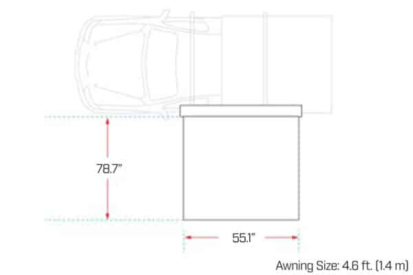 DELTAWING 90° AWNING