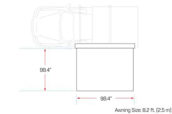 DELTAWING 90° AWNING