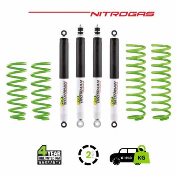 jeep jl Nitrogas Suspension Kit – 0-250 Medium