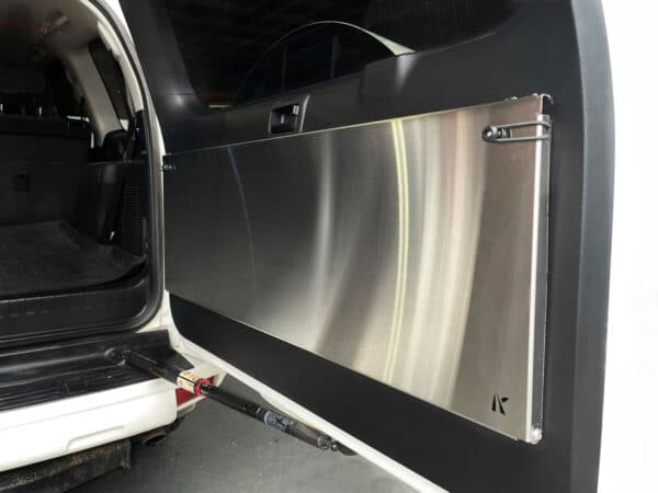 Prado150/GX460 Rear Door Drop Down Table  [Natural Stainless]