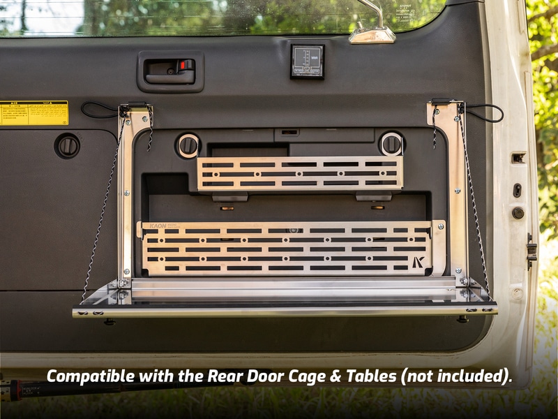 Prado150/GX460 Rear Door Caddy [Natural Stainless]