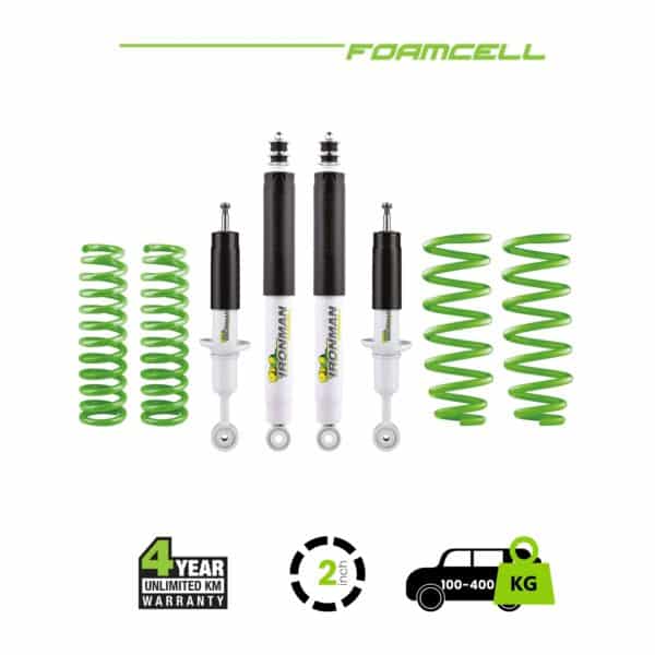 LC200 2 Inch Foam Cell Kit – 100-400 Rear Medium with Accessories