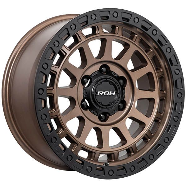 Prado 250 (17X9) 4x MATT BLACK BRONZE ASSAULT WHEELS (6/139) +40 OFFSET