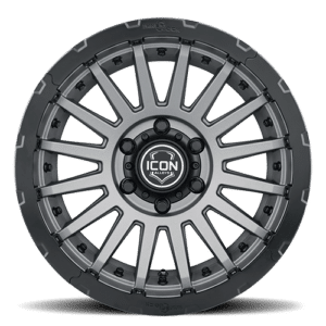 FJ/Prado/GX460/Hilux/Fortuner/4Runner/Pajero/Tacoma (17×8.5) 5x RECON SLX CHARCOAL 6×5.5 +25 OFFSET
