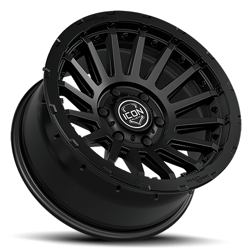 (17×8.5) 4x RECON PRO SATIN BLACK 6×5.5 (0 OFFSET)