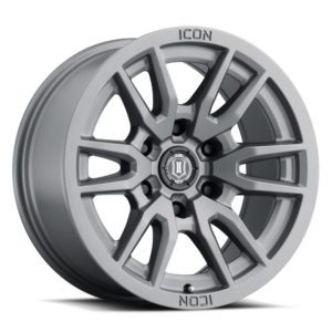 SILVERADO/SUBURBAN/SIERRA 1500 (17×8.50) 4x VECTOR6 TITANIUM 6×5.5″ (0 OFFSET)